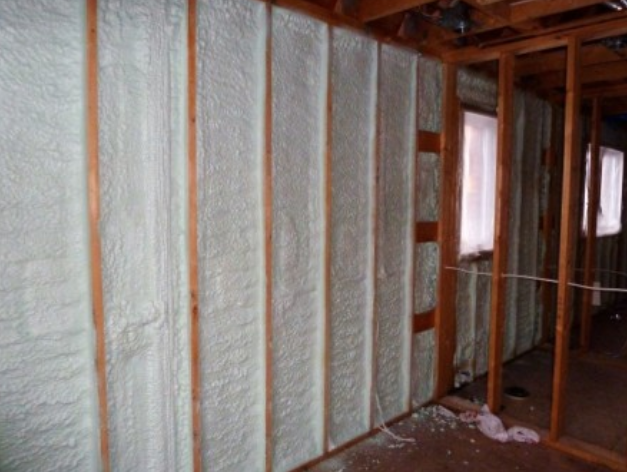 spray foam application