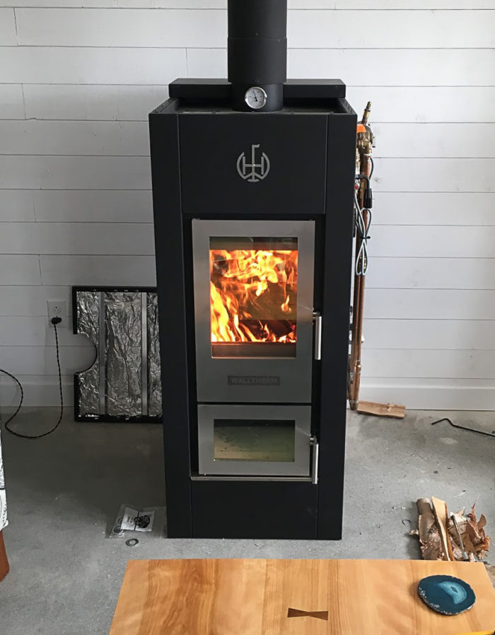Building a Wood Furnace from a Hot Water Heater 