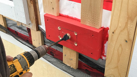 electrical - how do I transition conduit through a half-inch OSB shed wall?  - Home Improvement Stack Exchange