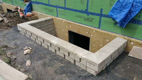 Building a cinder block house  Block home builders in Chicago IL