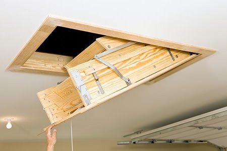 How to Insulate and Air-Seal Pull-Down Attic Stairs