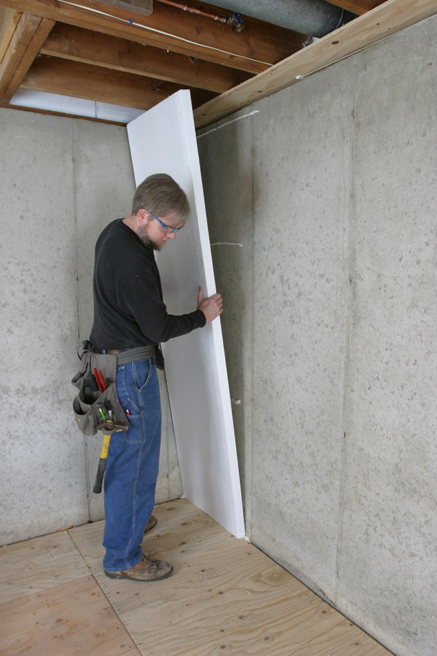 basement wall panel insulation