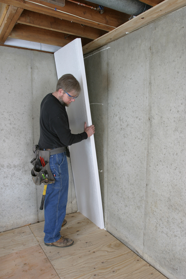 basement insulated wall panels