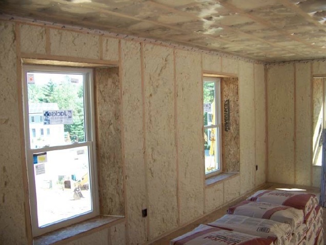 Details for Insulating a Double-Stud Wall With Cellulose -  GreenBuildingAdvisor