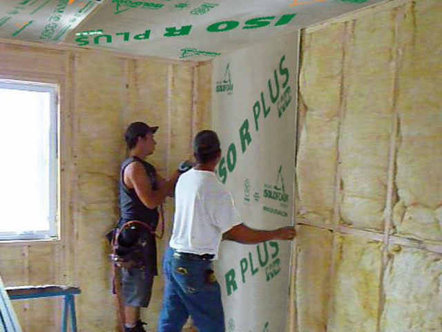 Install Foam Board Insulation