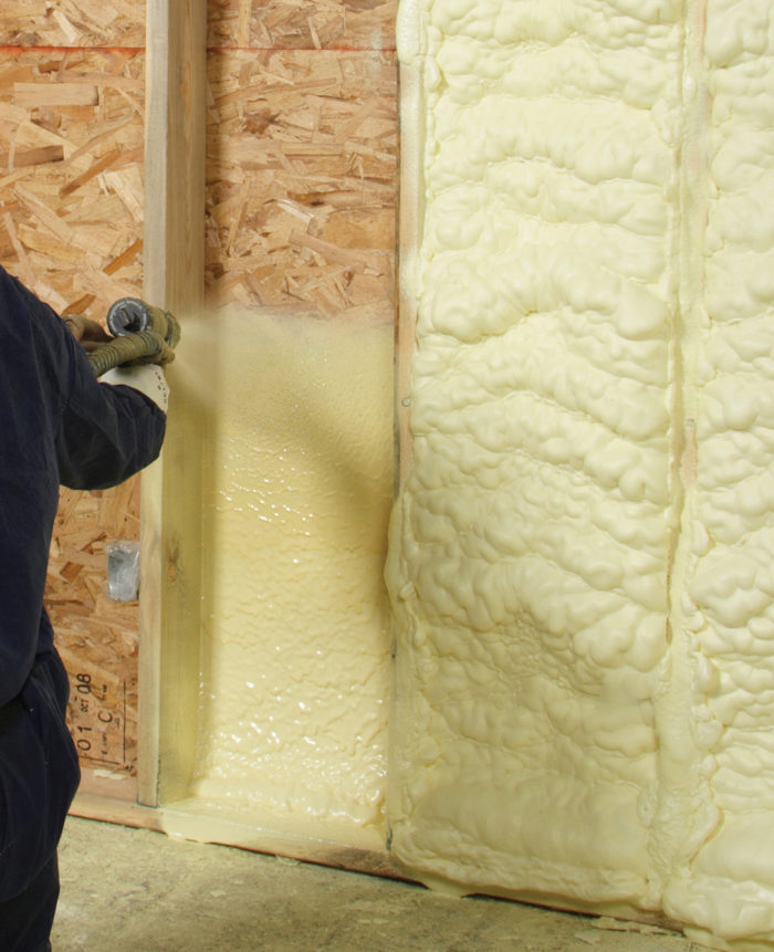 Installing Foam Board Insulation Between Studs