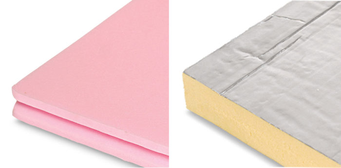 different thick xps foam board insulation