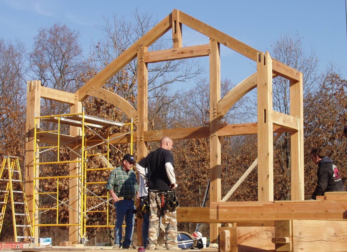 TimberFrame House is LEEDPlatinum and NAHBGold GreenBuildingAdvisor