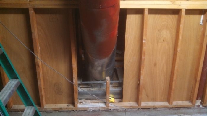 Rock-Vent Insulated Chimney Pipe Through the Wall Kit