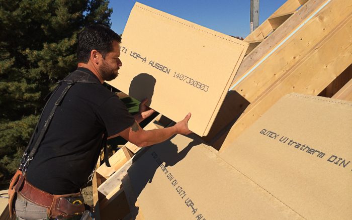 Fiberboard insulation clearance