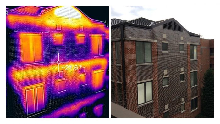 Thermal imagers for heating construction