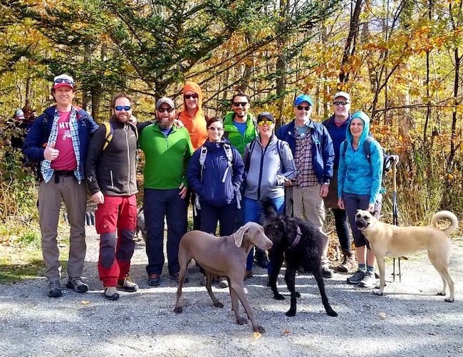 Mike Rogers on one of his last hikes, October 2018