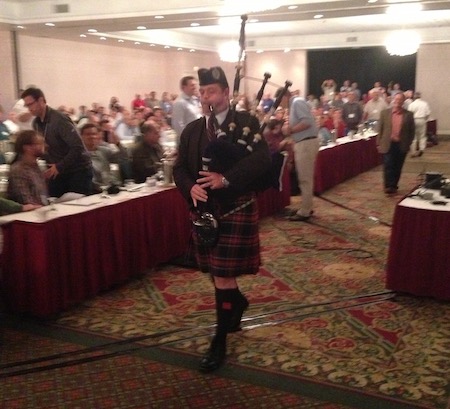 Bagpipes at the 2013 BS Summer Camp