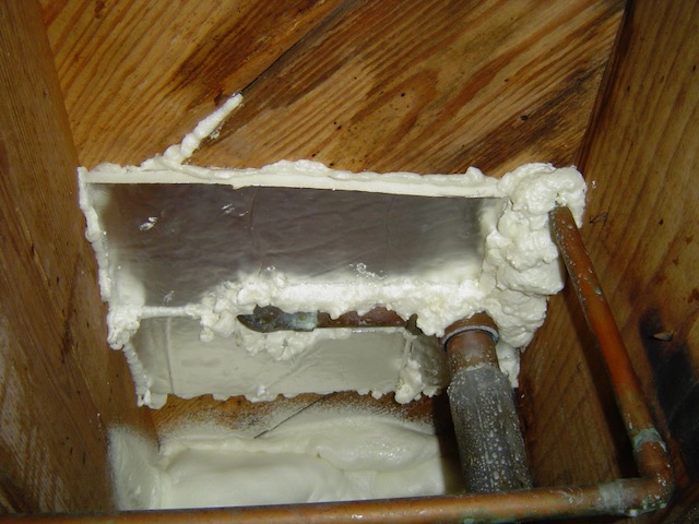 Air sealing a house that's on the edge of combustion safety can be dangerous [Photo by Energy Vanguard]