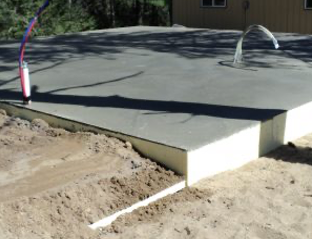 Frost-protected shallow foundation
