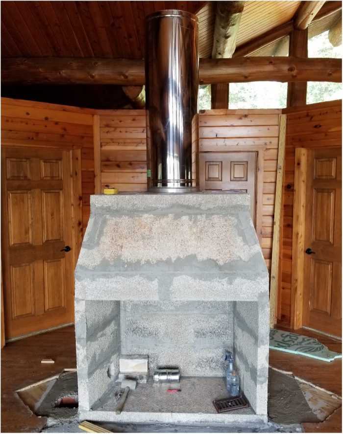 Weatherizing a Double-Wall Metal Chimney