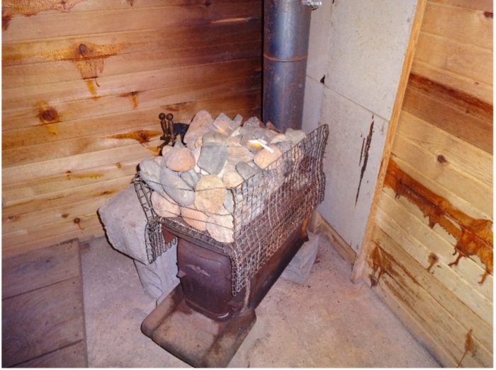 DIY sauna stove