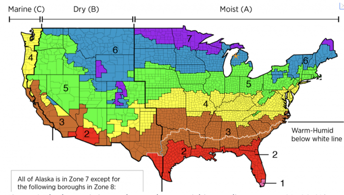 IECC climate map