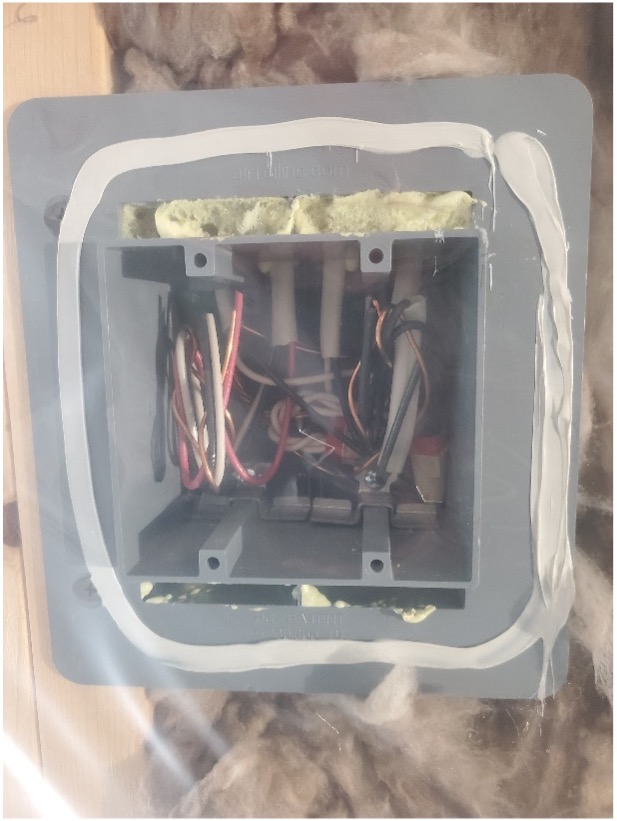 Air-tight electrical boxes have built-in gaskets and self-sealing wire  holes