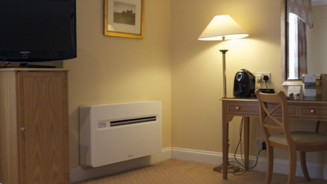 Ephoca heat pump in living space