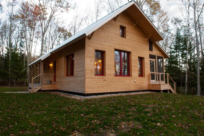 Energy efficient green home passive house