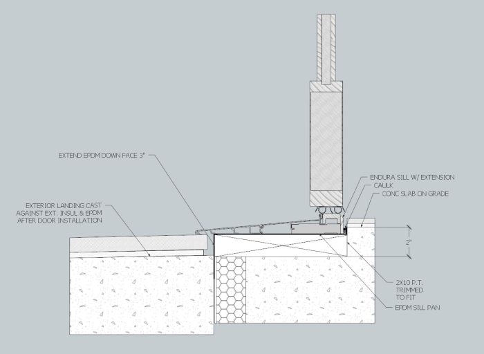 Door Sill Detail For Concrete Slab On Grade GreenBuildingAdvisor Door Sill Detail For Concrete Slab On Grade GreenBuildingAdvisor